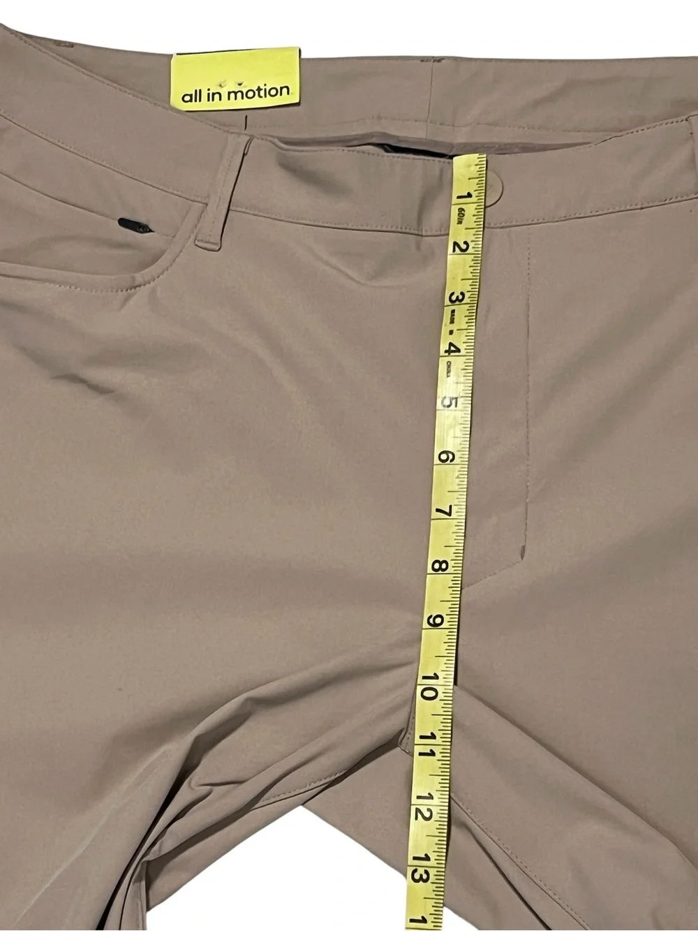 All in Motion Golf Pants 38 x 32 Tan Moisture Wicking Quick Dry Golfcore NWT
